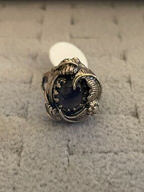Vintage Sterling Silver Ring Size 4 Handmade OOAK Boho Bob Stringer 90s $225